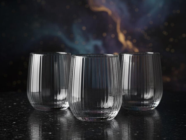 Green Apple 3pcs Deli Glass Tumbler 350ml, Vertical Stripe Design - Al Kabayel Discount CentreGreen Apple 3pcs Deli Glass Tumbler 350ml, Vertical Stripe DesignDrinkware SetsGREEN APPLEAl Kabayel Discount Centre