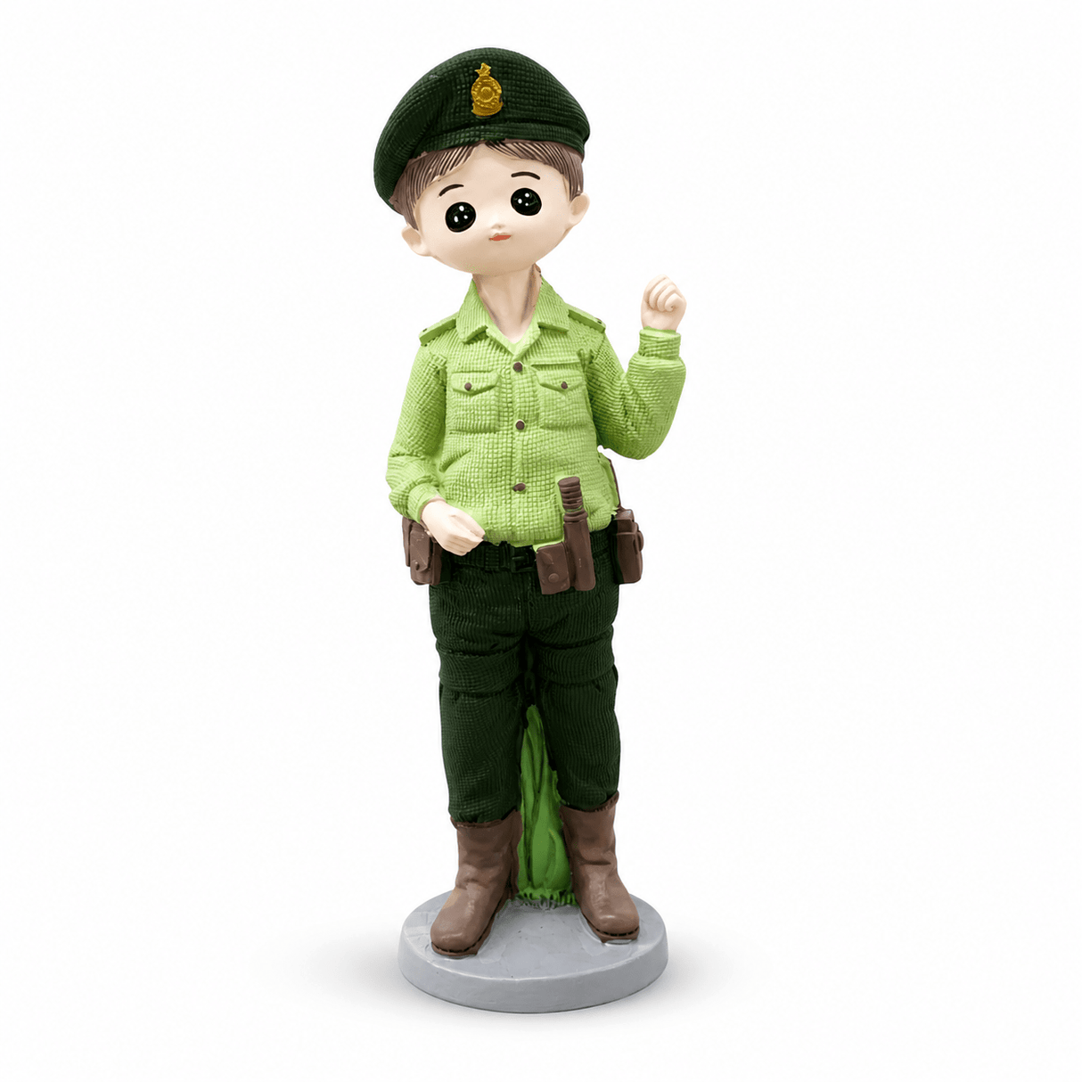 Green & Brown Boy Police Officer Polyresin Decorative Figurine - 20 cm - Al Kabayel Discount CentreGreen & Brown Boy Police Officer Polyresin Decorative Figurine - 20 cmHome Décor AccentsAKDCAl Kabayel Discount Centre