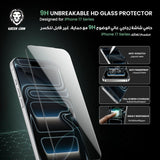 Green Lion 9H Steve HD Glass Protector – iPhone 17 Pro Max (Clear) - Al Kabayel Discount CentreGreen Lion 9H Steve HD Glass Protector – iPhone 17 Pro Max (Clear)Screen ProtectorsGREEN LIONAl Kabayel Discount Centre