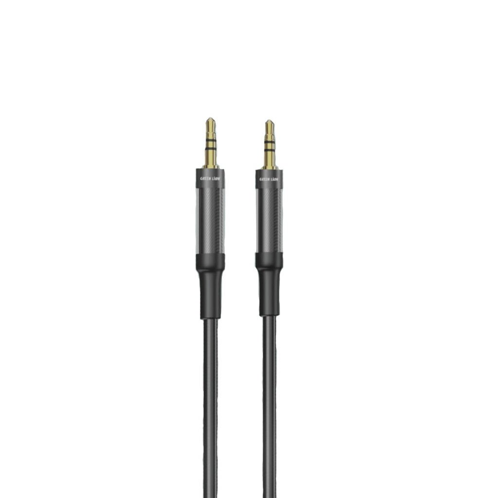 GREEN LION AUX to AUX Braided Cable 1meter - Black - Al Kabayel Discount CentreGREEN LION AUX to AUX Braided Cable 1meter - BlackCords & AdaptersGREEN LIONAl Kabayel Discount Centre