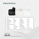 Green Lion Brooklyn True Wireless Earbuds with Voice Assistant, 4 Hours Playtime, Built - in Microphone, HiFi Sound, Touch Control, Dual - Mic - Black - Al Kabayel Discount CentreGreen Lion Brooklyn True Wireless Earbuds with Voice Assistant, 4 Hours Playtime, Built - in Microphone, HiFi Sound, Touch Control, Dual - Mic - BlackElectronic AppliancesGREEN LIONAl Kabayel Discount Centre