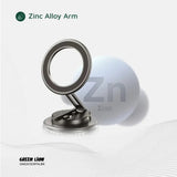 Green Lion GX - 35 Suction Phone Holder with 360 Rotation, Upgraded Magnetic Force, Zinc Alloy Arm, Compatible with MagSafe Strong Suction, Foldable Design, 3 - Axis Adjustment - Black - Al Kabayel Discount CentreGreen Lion GX - 35 Suction Phone Holder with 360 Rotation, Upgraded Magnetic Force, Zinc Alloy Arm, Compatible with MagSafe Strong Suction, Foldable Design, 3 - Axis Adjustment - BlackMobile AccessoriesGREEN LIONAl Kabayel Discount Centre