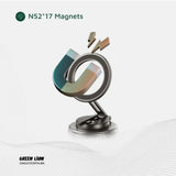 Green Lion GX - 35 Suction Phone Holder with 360 Rotation, Upgraded Magnetic Force, Zinc Alloy Arm, Compatible with MagSafe Strong Suction, Foldable Design, 3 - Axis Adjustment - Black - Al Kabayel Discount CentreGreen Lion GX - 35 Suction Phone Holder with 360 Rotation, Upgraded Magnetic Force, Zinc Alloy Arm, Compatible with MagSafe Strong Suction, Foldable Design, 3 - Axis Adjustment - BlackMobile AccessoriesGREEN LIONAl Kabayel Discount Centre