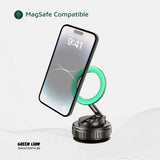 Green Lion GX - 35 Suction Phone Holder with 360 Rotation, Upgraded Magnetic Force, Zinc Alloy Arm, Compatible with MagSafe Strong Suction, Foldable Design, 3 - Axis Adjustment - Black - Al Kabayel Discount CentreGreen Lion GX - 35 Suction Phone Holder with 360 Rotation, Upgraded Magnetic Force, Zinc Alloy Arm, Compatible with MagSafe Strong Suction, Foldable Design, 3 - Axis Adjustment - BlackMobile AccessoriesGREEN LIONAl Kabayel Discount Centre