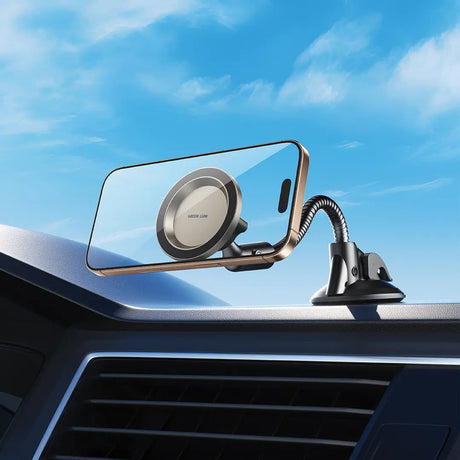 Green Lion GX - 65 MagSafe Car Phone Holder, Washable Suction Base, Ultra - Strong N52 Magnets - Black - Al Kabayel Discount CentreGreen Lion GX - 65 MagSafe Car Phone Holder, Washable Suction Base, Ultra - Strong N52 Magnets - BlackMobile AccessoriesGREEN LIONAl Kabayel Discount Centre