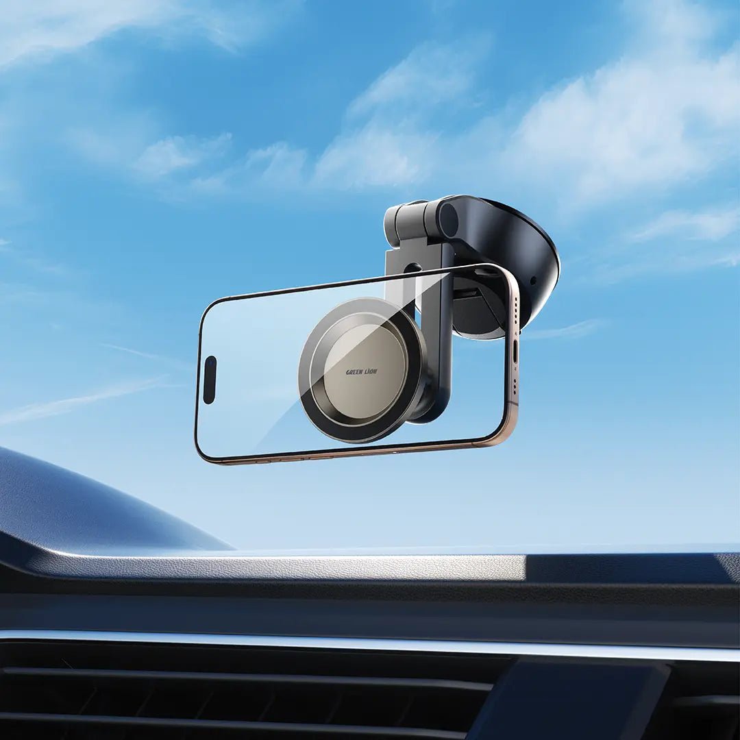 Green Lion GX - 66 MagSafe Car Phone Holder 360 Rotation, Sturdy Lock Knob - Black - Al Kabayel Discount CentreGreen Lion GX - 66 MagSafe Car Phone Holder 360 Rotation, Sturdy Lock Knob - BlackMobile AccessoriesGREEN LIONAl Kabayel Discount Centre