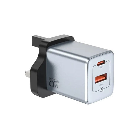 GREEN LION Premium UK Plug Wall Charger 35 Watt - Al Kabayel Discount CentreGREEN LION Premium UK Plug Wall Charger 35 WattCords & AdaptersGREEN LIONAl Kabayel Discount Centre