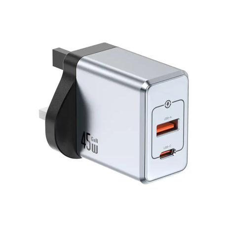 GREEN LION Premium UK Plug Wall Charger 45 Watt - Al Kabayel Discount CentreGREEN LION Premium UK Plug Wall Charger 45 WattCords & AdaptersGREEN LIONAl Kabayel Discount Centre