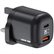 Green Lion Q - Series Uk Plug Gan Charger Usb - C&A Port Pd35W+ Qc3.0 with Real Time Display - Black - Al Kabayel Discount CentreGreen Lion Q - Series Uk Plug Gan Charger Usb - C&A Port Pd35W+ Qc3.0 with Real Time Display - BlackCords & AdaptersGREEN LIONAl Kabayel Discount Centre