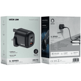 Green Lion Q - Series Uk Plug Gan Charger Usb - C&A Port Pd35W+ Qc3.0 with Real Time Display - Black - Al Kabayel Discount CentreGreen Lion Q - Series Uk Plug Gan Charger Usb - C&A Port Pd35W+ Qc3.0 with Real Time Display - BlackCords & AdaptersGREEN LIONAl Kabayel Discount Centre