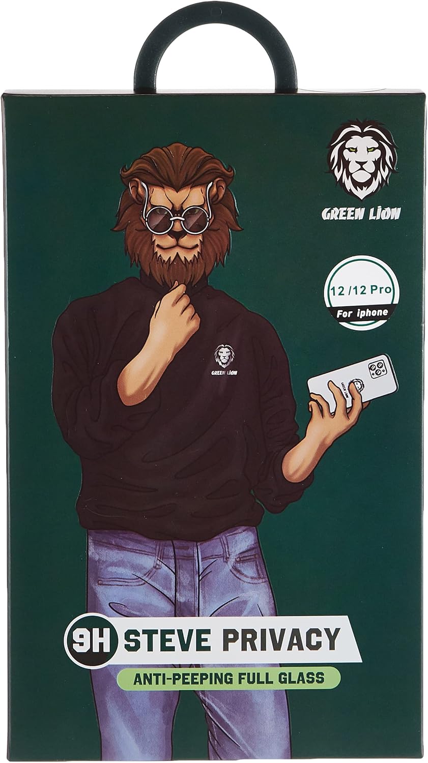 Green Lion Steve 9H Privacy Anti - Peeping Full Glass Screen Protector for iPhone 12 / 12 Pro (6.1") - Al Kabayel Discount CentreGreen Lion Steve 9H Privacy Anti - Peeping Full Glass Screen Protector for iPhone 12 / 12 Pro (6.1")Screen ProtectorsGREEN LIONAl Kabayel Discount Centre