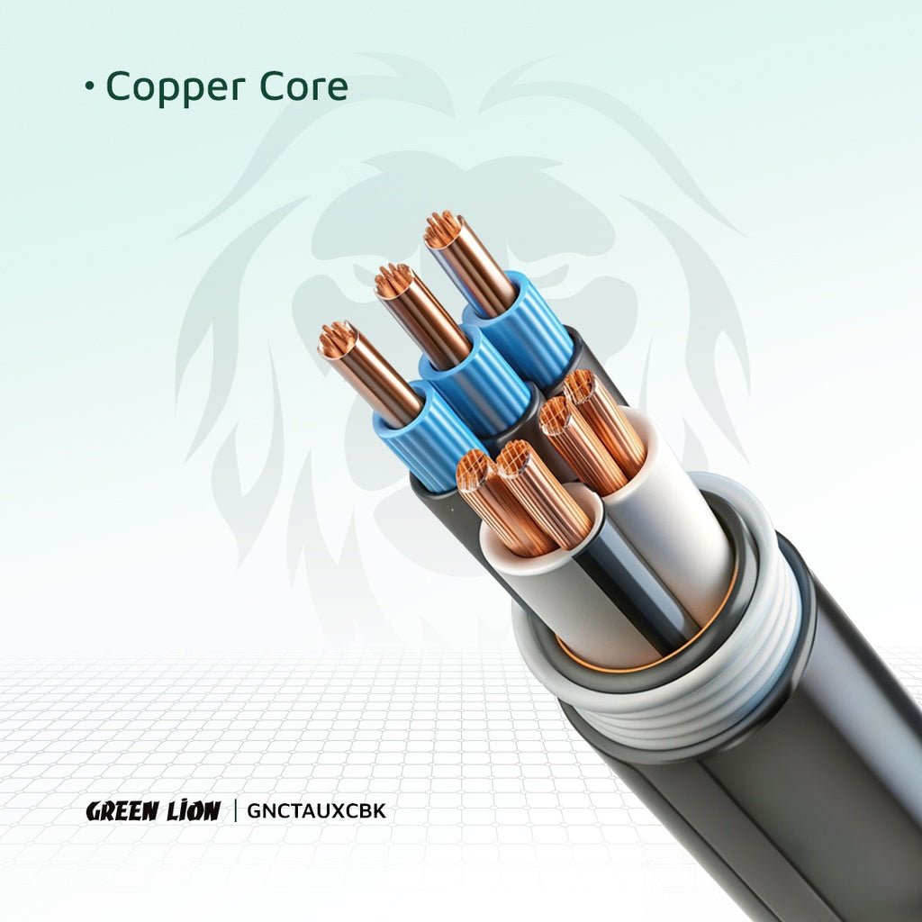 Green Lion USB - C to AUX Braided Cable 1M, Stable Signal, Durable Material, Copper Core, 10000 Bends Life Span, Wide Compatibility, Secure & Reliable - Black - Al Kabayel Discount CentreGreen Lion USB - C to AUX Braided Cable 1M, Stable Signal, Durable Material, Copper Core, 10000 Bends Life Span, Wide Compatibility, Secure & Reliable - BlackCords & AdaptersGREEN LIONAl Kabayel Discount Centre
