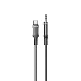 Green Lion USB - C to AUX Braided Cable 1M, Stable Signal, Durable Material, Copper Core, 10000 Bends Life Span, Wide Compatibility, Secure & Reliable - Black - Al Kabayel Discount CentreGreen Lion USB - C to AUX Braided Cable 1M, Stable Signal, Durable Material, Copper Core, 10000 Bends Life Span, Wide Compatibility, Secure & Reliable - BlackCords & AdaptersGREEN LIONAl Kabayel Discount Centre