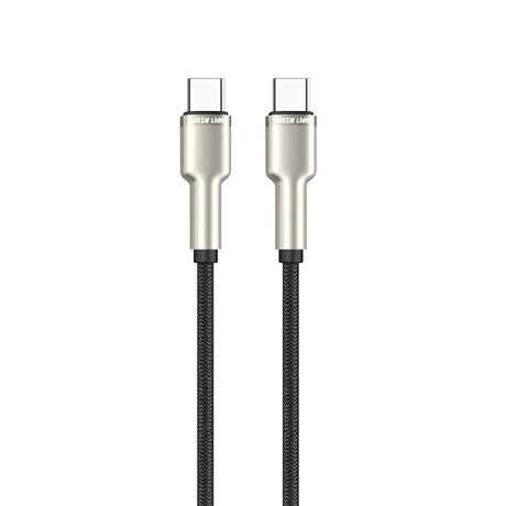 GREEN LION USB - C to USB - C Braided Cable 1meter - Black - Al Kabayel Discount CentreGREEN LION USB - C to USB - C Braided Cable 1meter - BlackCords & AdaptersGREEN LIONAl Kabayel Discount Centre