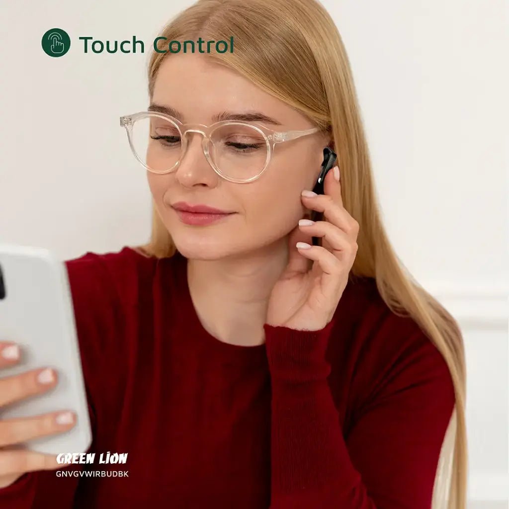 Green Lion Vancouver True Wireless Earbuds Silicone Case Included, V6.0 Bluetooth, Dual Mic ENC, 12Hrs with Case, Black - Al Kabayel Discount CentreGreen Lion Vancouver True Wireless Earbuds Silicone Case Included, V6.0 Bluetooth, Dual Mic ENC, 12Hrs with Case, BlackElectronic AppliancesGREEN LIONAl Kabayel Discount Centre