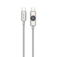Green Lion Volt Display USB - C to USB - C Nylon Braided Cable 1m Length, 100W - Titanium - Al Kabayel Discount CentreGreen Lion Volt Display USB - C to USB - C Nylon Braided Cable 1m Length, 100W - TitaniumCords & AdaptersGREEN LIONAl Kabayel Discount Centre