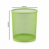 Green Metal Mesh Dustbin - 28×26 cm - Al Kabayel Discount CentreGreen Metal Mesh Dustbin - 28×26 cmOrganizers & AccessoriesAKDCAl Kabayel Discount Centre