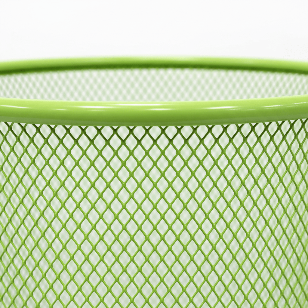 Green Metal Mesh Dustbin - 28×26 cm - Al Kabayel Discount CentreGreen Metal Mesh Dustbin - 28×26 cmOrganizers & AccessoriesAKDCAl Kabayel Discount Centre