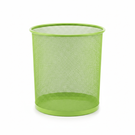 Green Metal Mesh Dustbin - 28×26 cm - Al Kabayel Discount CentreGreen Metal Mesh Dustbin - 28×26 cmOrganizers & AccessoriesAKDCAl Kabayel Discount Centre
