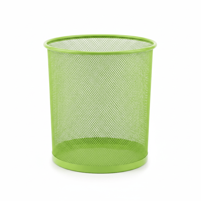 Green Metal Mesh Dustbin - 28×26 cm - Al Kabayel Discount CentreGreen Metal Mesh Dustbin - 28×26 cmOrganizers & AccessoriesAKDCAl Kabayel Discount Centre