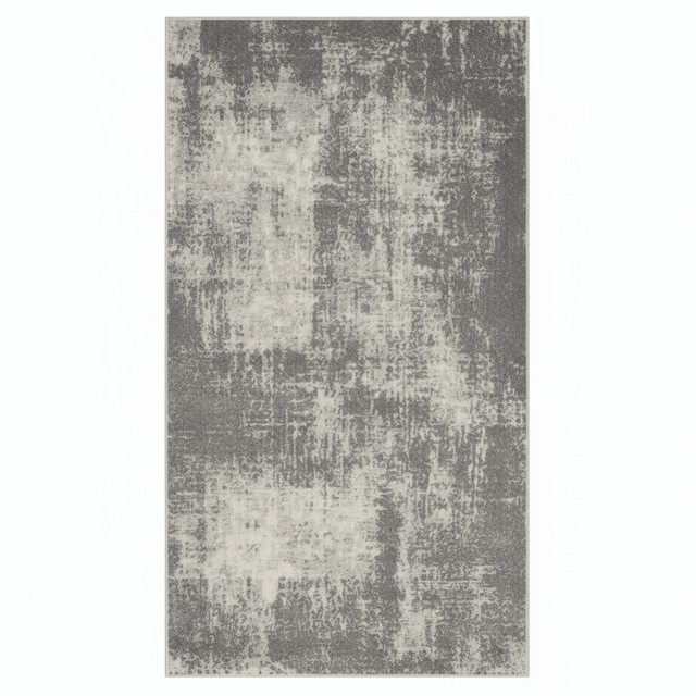 Grey & Cream Abstract Distressed Jod Carpet | Modern Luxury Area Rug | 80 × 150 cm | - Al Kabayel Discount CentreGrey & Cream Abstract Distressed Jod Carpet | Modern Luxury Area Rug | 80 × 150 cm |DoormatsAKDCAl Kabayel Discount Centre