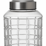 Grid Texture Glass Bottle - 1300ml - Al Kabayel Discount CentreGrid Texture Glass Bottle - 1300mlKitchen Utensils & GadgetsAKDCAl Kabayel Discount Centre