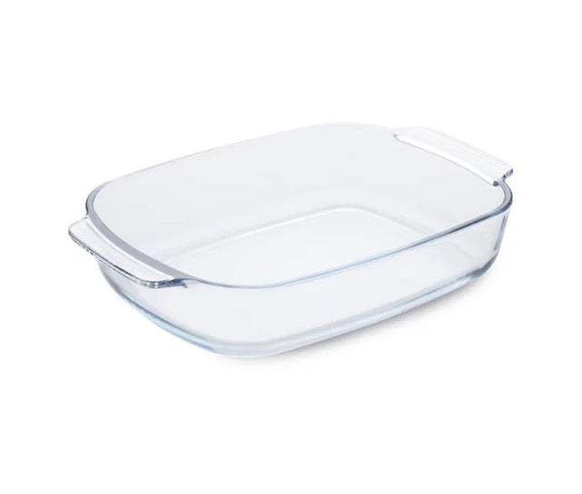 Guardini Rectangular Borosilicate Glass Baking Dish/Roaster 2.7 Liter, 34cm*22.5cm - Al Kabayel Discount CentreGuardini Rectangular Borosilicate Glass Baking Dish/Roaster 2.7 Liter, 34cm*22.5cmRoasting PansGUARDINIAl Kabayel Discount Centre
