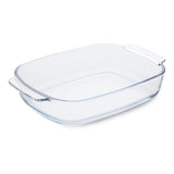 Guardini Rectangular Borosilicate Glass Baking Dish/Roaster 3.8 Liter, 38cm*25.5cm - Al Kabayel Discount CentreGuardini Rectangular Borosilicate Glass Baking Dish/Roaster 3.8 Liter, 38cm*25.5cmRoasting PansGUARDINIAl Kabayel Discount Centre