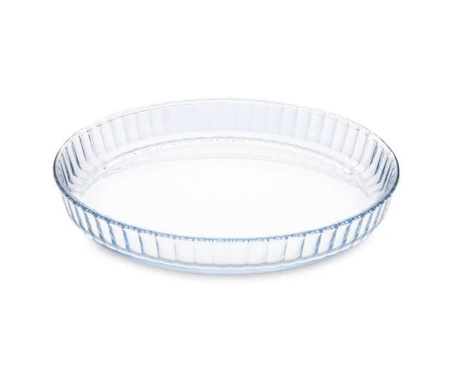 Guardini Round Borosilicate Glass Pie Pan 1.6 Liter, 27cm - Al Kabayel Discount CentreGuardini Round Borosilicate Glass Pie Pan 1.6 Liter, 27cmRoasting PansGUARDINIAl Kabayel Discount Centre