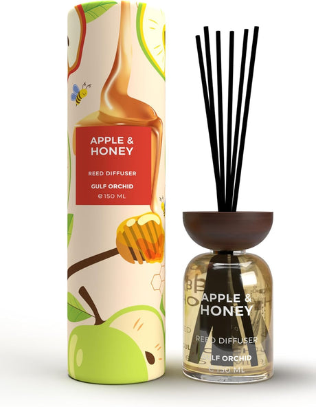 GULF ORCHID Reed Diffuser - Apple & Honey 150ml - Al Kabayel Discount CentreGULF ORCHID Reed Diffuser - Apple & Honey 150mlHome FragrancesGULF ORCHIDAl Kabayel Discount Centre