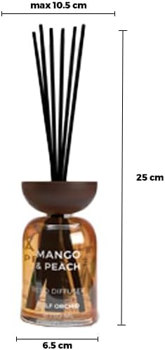 GULF ORCHID Reed Diffuser - Mango & Peach 150ml - Al Kabayel Discount CentreGULF ORCHID Reed Diffuser - Mango & Peach 150mlHome FragrancesGULF ORCHIDAl Kabayel Discount Centre