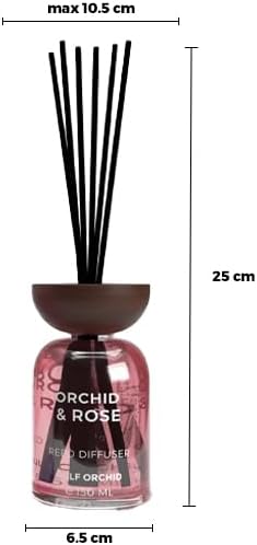 GULF ORCHID Reed Diffuser - Orchid & Rose 150ml - Al Kabayel Discount CentreGULF ORCHID Reed Diffuser - Orchid & Rose 150mlHome FragrancesGULF ORCHIDAl Kabayel Discount Centre