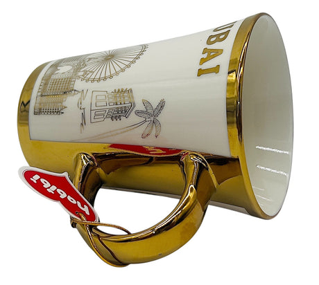 Habibi Dubai Mug 300ml, White Gold Skyscraper Design - Al Kabayel Discount CentreHabibi Dubai Mug 300ml, White Gold Skyscraper DesignMugsHABIBIAl Kabayel Discount Centre