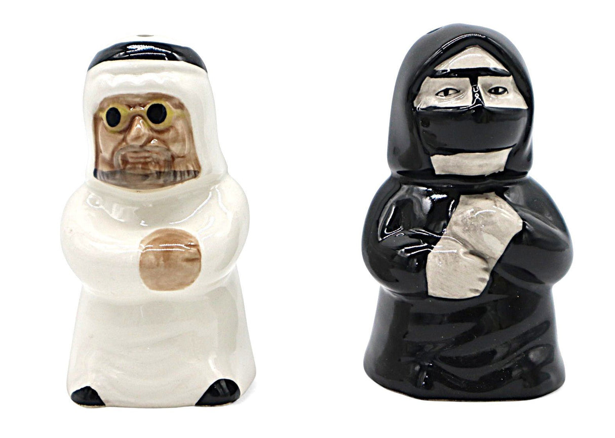 HABIBI Sheikh - Themed Salt & Pepper Shakers – Decorative Black & White Kitchen Table Set - Al Kabayel Discount CentreHABIBI Sheikh - Themed Salt & Pepper Shakers – Decorative Black & White Kitchen Table SetKitchen Utensils & GadgetsHABIBIAl Kabayel Discount Centre