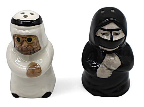 HABIBI Sheikh - Themed Salt & Pepper Shakers – Decorative Black & White Kitchen Table Set - Al Kabayel Discount CentreHABIBI Sheikh - Themed Salt & Pepper Shakers – Decorative Black & White Kitchen Table SetKitchen Utensils & GadgetsHABIBIAl Kabayel Discount Centre