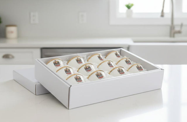 Hafit 12 Pieces Ceramic Cawa Cup Set with UAE Inspired Design – Traditional Arabic Style for Festive Occasions - Al Kabayel Discount CentreHafit 12 Pieces Ceramic Cawa Cup Set with UAE Inspired Design – Traditional Arabic Style for Festive OccasionsTea SetsHAFITAl Kabayel Discount Centre