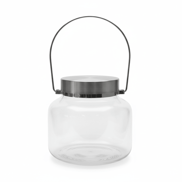 Hamid Airtight Glass Storage Jar with Stainless Steel Lid & Swing Carry Handle — 1800ml - Al Kabayel Discount CentreHamid Airtight Glass Storage Jar with Stainless Steel Lid & Swing Carry Handle — 1800mlJars & Food SaversHAMIDAl Kabayel Discount Centre