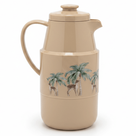 Hamid Coffee Vacuum Flask | Deer & Palm Tree Design | 2 Litre - Al Kabayel Discount CentreHamid Coffee Vacuum Flask | Deer & Palm Tree Design | 2 LitreThermosHAMIDAl Kabayel Discount Centre