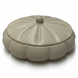 Hamid Cream Ceramic Candy Box with Lid | Scalloped Pumpkin Design | 10.25cm - Al Kabayel Discount CentreHamid Cream Ceramic Candy Box with Lid | Scalloped Pumpkin Design | 10.25cmJars & Food SaversHAMIDAl Kabayel Discount Centre