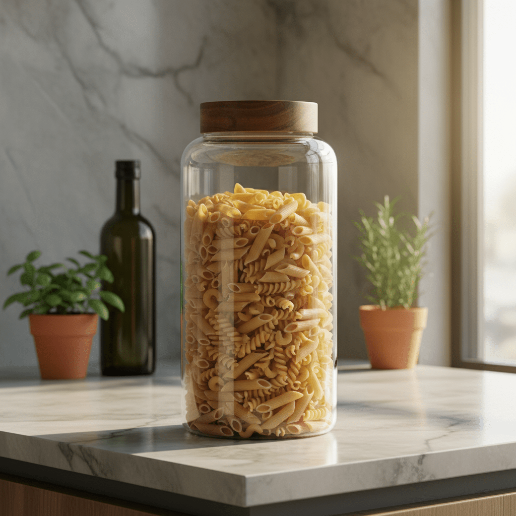 Hamid Glass Canister with Wooden Lid — 3300ml - Al Kabayel Discount CentreHamid Glass Canister with Wooden Lid — 3300mlJars & Food SaversHAMIDAl Kabayel Discount Centre