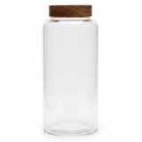 Hamid Glass Canister with Wooden Lid — 3300ml - Al Kabayel Discount CentreHamid Glass Canister with Wooden Lid — 3300mlJars & Food SaversHAMIDAl Kabayel Discount Centre