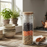 Hamid Glass Jar with Clip Lid - 1800ml - Al Kabayel Discount CentreHamid Glass Jar with Clip Lid - 1800mlJars & Food SaversHAMIDAl Kabayel Discount Centre
