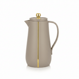 Hamid Warm Taupe with Gold Accent Vacuum Flask -1 Litre - Al Kabayel Discount CentreHamid Warm Taupe with Gold Accent Vacuum Flask -1 LitreThermosHAMIDAl Kabayel Discount Centre