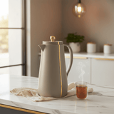 Hamid Warm Taupe with Gold Accent Vacuum Flask -1 Litre - Al Kabayel Discount CentreHamid Warm Taupe with Gold Accent Vacuum Flask -1 LitreThermosHAMIDAl Kabayel Discount Centre
