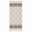 Handcrafted Diamond Lattice Runner Carpet | 50% Cotton 50% Polyester | Fringe Border Rug | 60 x 180 cm | Cream Beige | Majlis, Hallway & Bedroom Décor - Al Kabayel Discount CentreHandcrafted Diamond Lattice Runner Carpet | 50% Cotton 50% Polyester | Fringe Border Rug | 60 x 180 cm | Cream Beige | Majlis, Hallway & Bedroom DécorDoormatsAKDCAl Kabayel Discount Centre