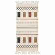 Handwoven Moroccan-Style Geometric Runner Carpet | 50% Cotton 50% Polyester | Cream with Fringe Tassels | 60 x 150 cm - Al Kabayel Discount CentreHandwoven Moroccan-Style Geometric Runner Carpet | 50% Cotton 50% Polyester | Cream with Fringe Tassels | 60 x 150 cmDoormatsAKDCAl Kabayel Discount Centre