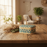 Handwoven Rectangle Bamboo Rattan Storage Box with Geometric Pattern | Decorative Organizer Box | 17×12×8 cm | - Al Kabayel Discount CentreHandwoven Rectangle Bamboo Rattan Storage Box with Geometric Pattern | Decorative Organizer Box | 17×12×8 cm |RattansAKDCAl Kabayel Discount Centre