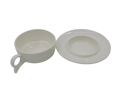HAPPY SMILE Ceramic Cups and Saucer Set 6pcs 130ml, White - Al Kabayel Discount CentreHAPPY SMILE Ceramic Cups and Saucer Set 6pcs 130ml, WhiteTea SetsHAPPY SMILEAl Kabayel Discount Centre