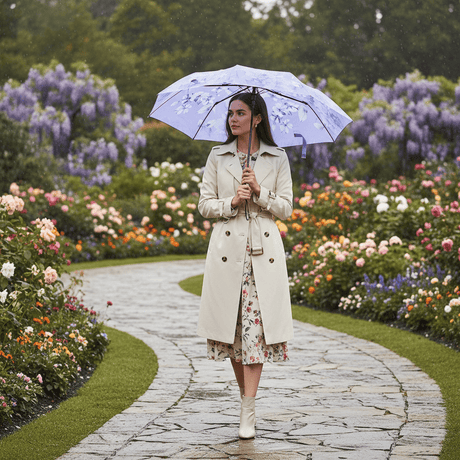 Happy Stylish Floral Print Umbrella in Assorted Colors for Fashionable Rain Protection – 27 cm - Al Kabayel Discount CentreHappy Stylish Floral Print Umbrella in Assorted Colors for Fashionable Rain Protection – 27 cmUmbrellaHAPPYAl Kabayel Discount Centre