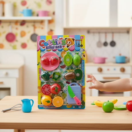 Happy Time Cutting Play Set Pretend Kitchen Toy (Ages 3+) - Al Kabayel Discount CentreHappy Time Cutting Play Set Pretend Kitchen Toy (Ages 3+)ToysHAPPY TIMEAl Kabayel Discount Centre